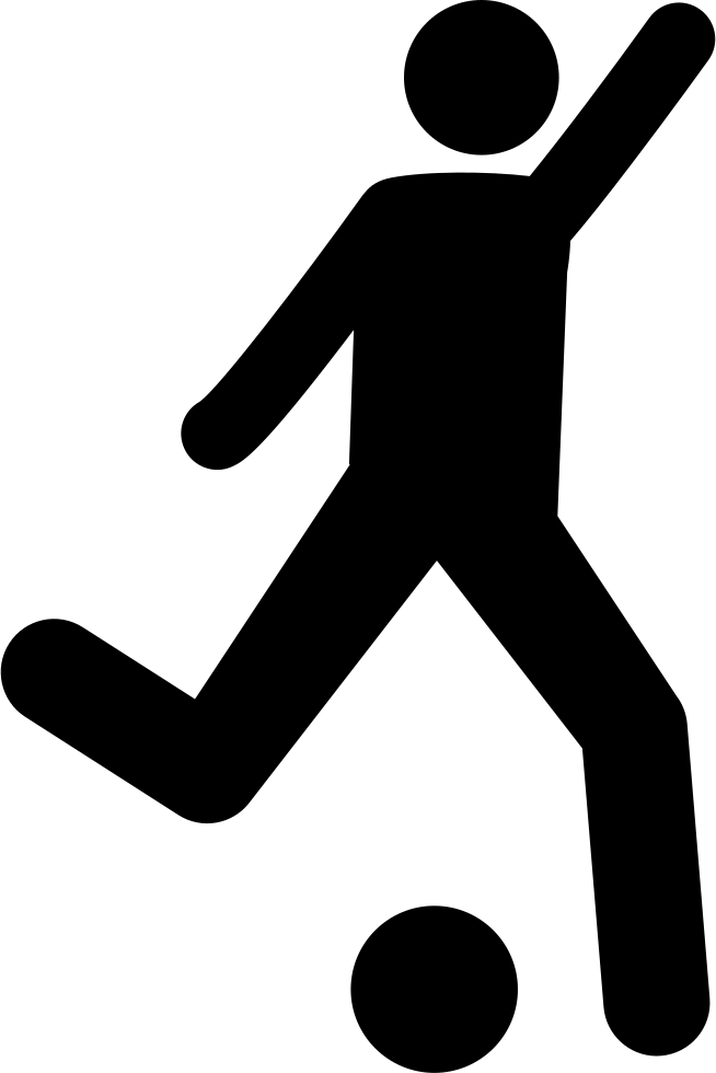 Football Player Icon Png Clipart (654x980), Png Download