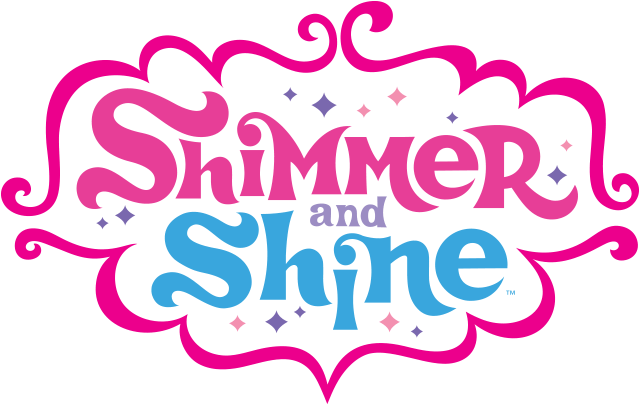 Shimmer And Shine Logo - Shimmer E Shine Logo Clipart (800x500), Png Download