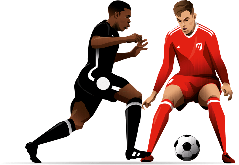 Football Player - Kick Up A Soccer Ball Clipart (926x641), Png Download