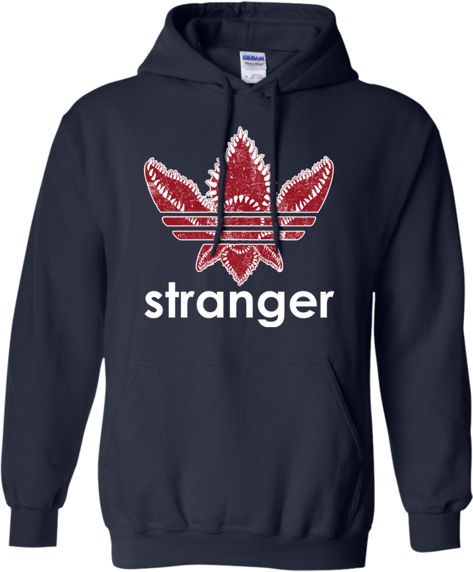 Stranger Things Adidas Logo Shirt, Hoodie - Stranger Things Adidas Sweatshirt Clipart (1155x1155), Png Download