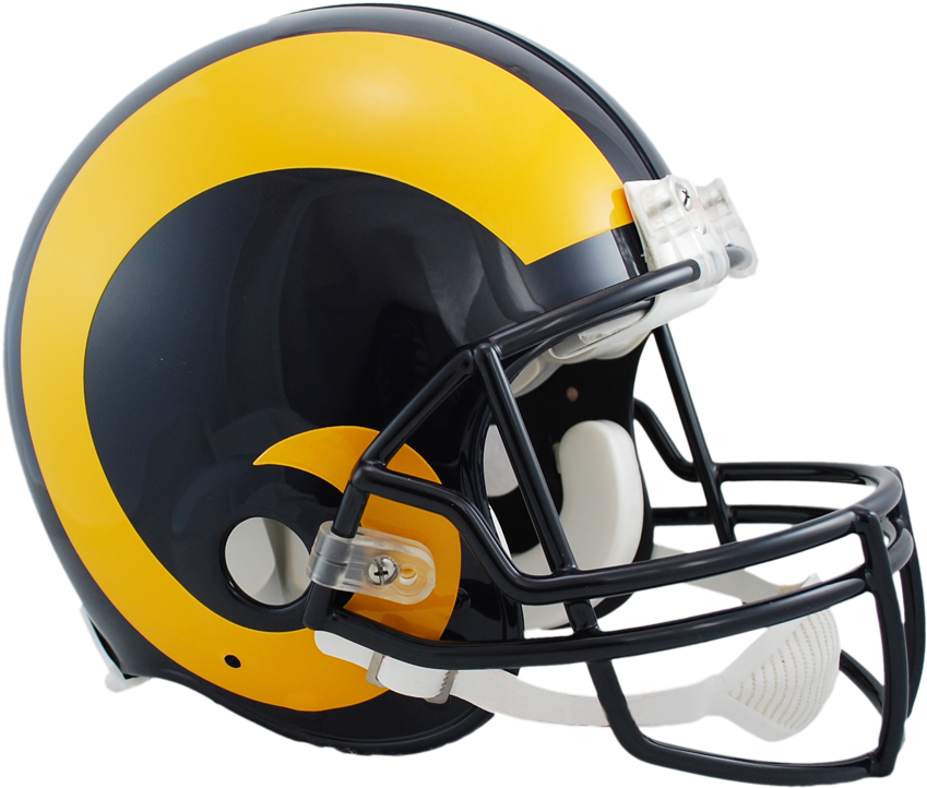 Louis Rams Helmets - Nfl Football Helmets Rams Clipart (900x812), Png Download