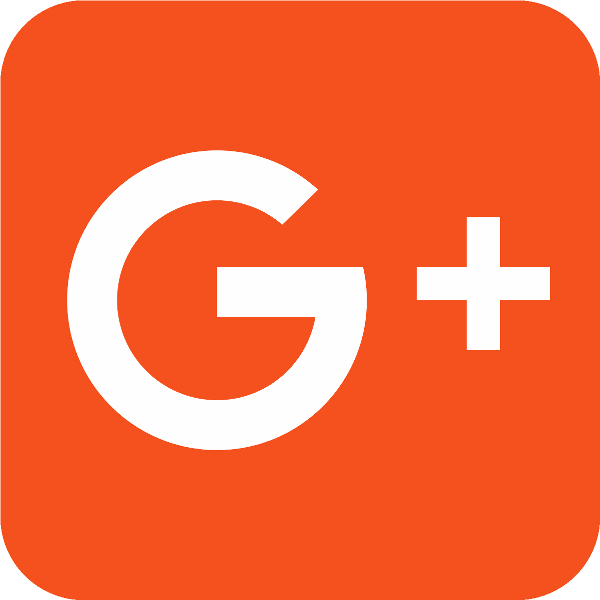Google Icon Png - Google Plus Icon Square Clipart (1600x1600), Png Download
