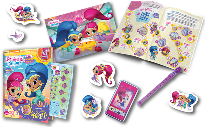 Sorpresa" Image="https - Adesivi Shimmer And Shine Clipart (714x432), Png Download
