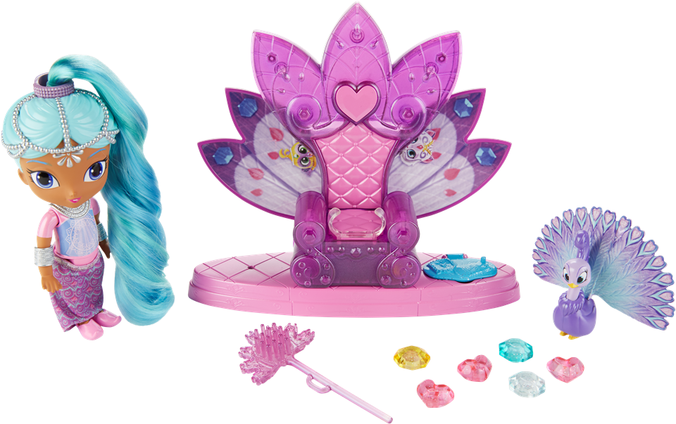 Enter Princess Samira's Enchanted Throne Room With - Shimmer And Shine Samira Toys Clipart (1024x683), Png Download
