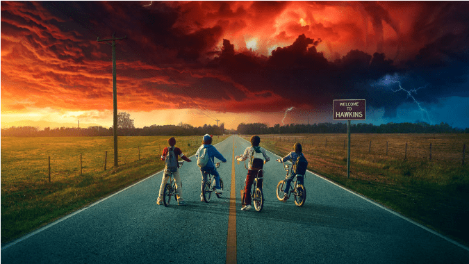 Ready For The Upside Down Stranger Things 2 On Netflix - Stranger Things Netflix Poster Clipart (680x480), Png Download