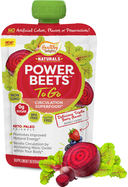 Walmart Sells The Healthy Delights Power Beets To-go - Healthy Delights Power Beets To Go Clipart (600x672), Png Download
