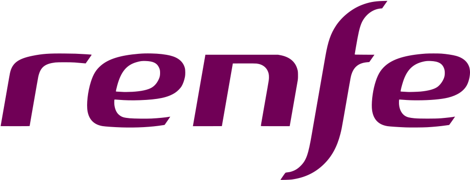 Renfe Logo - Madrid Atocha Railway Station Clipart (1000x420), Png Download