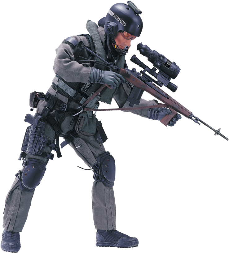 Navy Seal Sniper Toy Transparent Background - Navy Seal No Background Clipart (750x875), Png Download