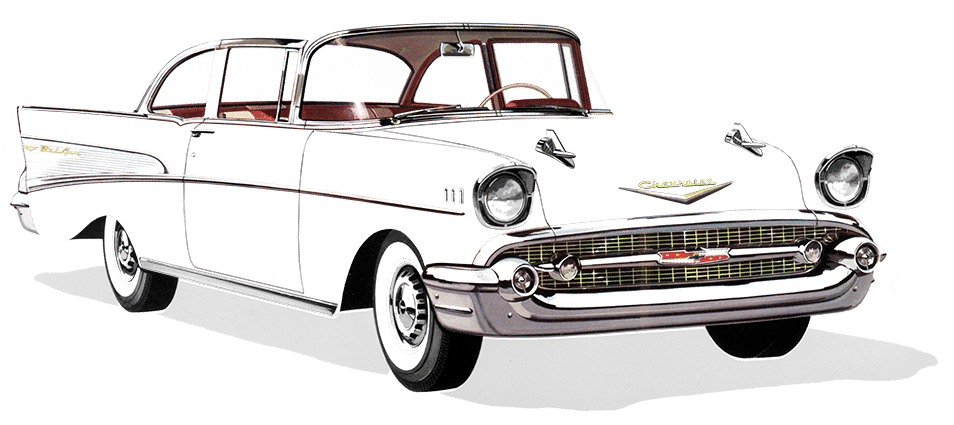 Шевроле Bel Air 1949 рисунок