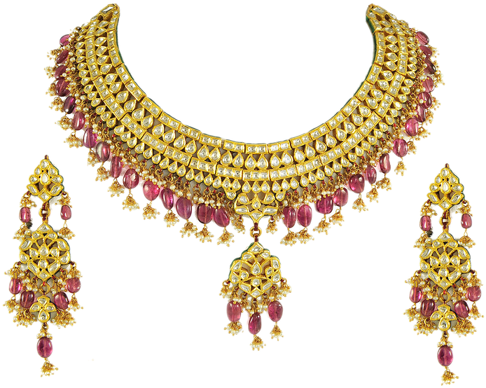 2 Pluspng - Gold Jewellery Png Clipart (700x573), Png Download