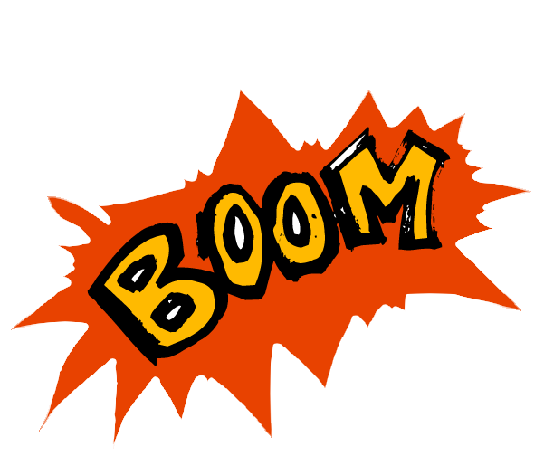 Boom - Comic Book Sound Effects Clipart (600x600), Png Download