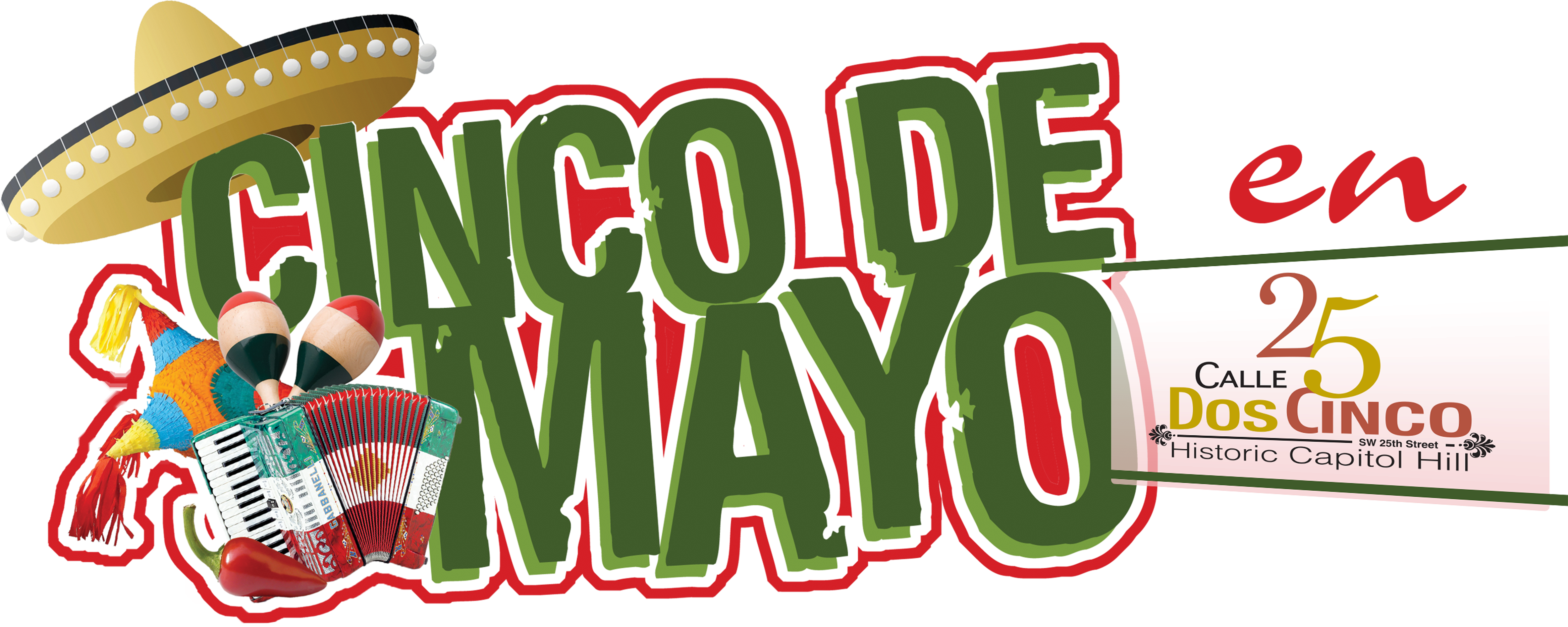 Cinco De Mayo - Illustration Clipart (4740x1980), Png Download