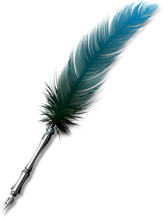 खैर, आप भी सोच रहे होंगे कि मुझे तो अपने पुराने कैलेंडर - Feather Pen Clipart (532x709), Png Download
