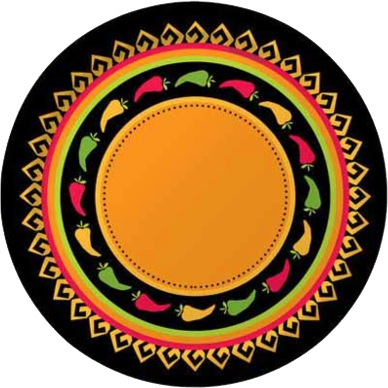 Fiesta Mexican Party Dinner Plates - Party Clipart (757x758), Png Download