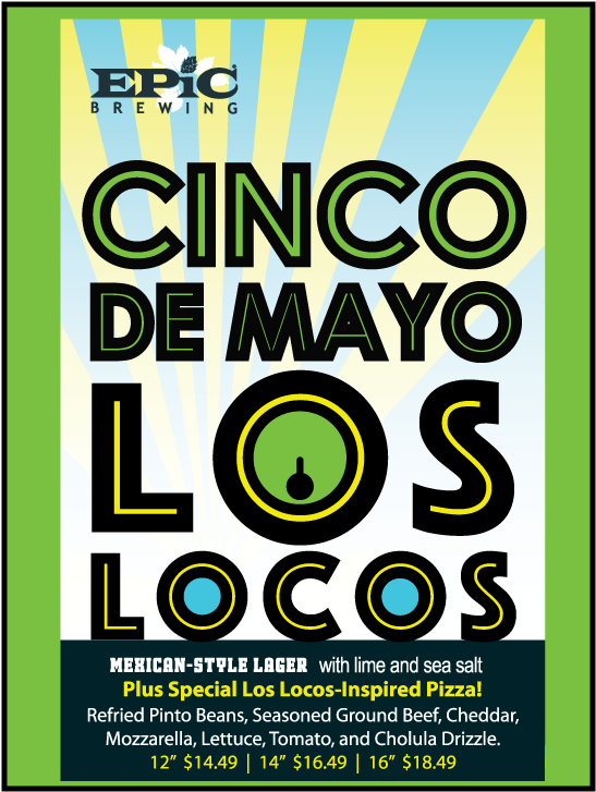 Uptown Cinco De Mayo Celebration - Epic Brewing Clipart (612x792), Png Download