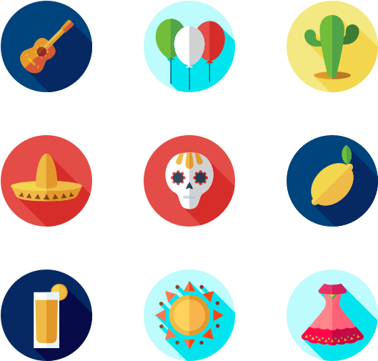 Cinco De Mayo - Icono Folklore Png Clipart (600x564), Png Download