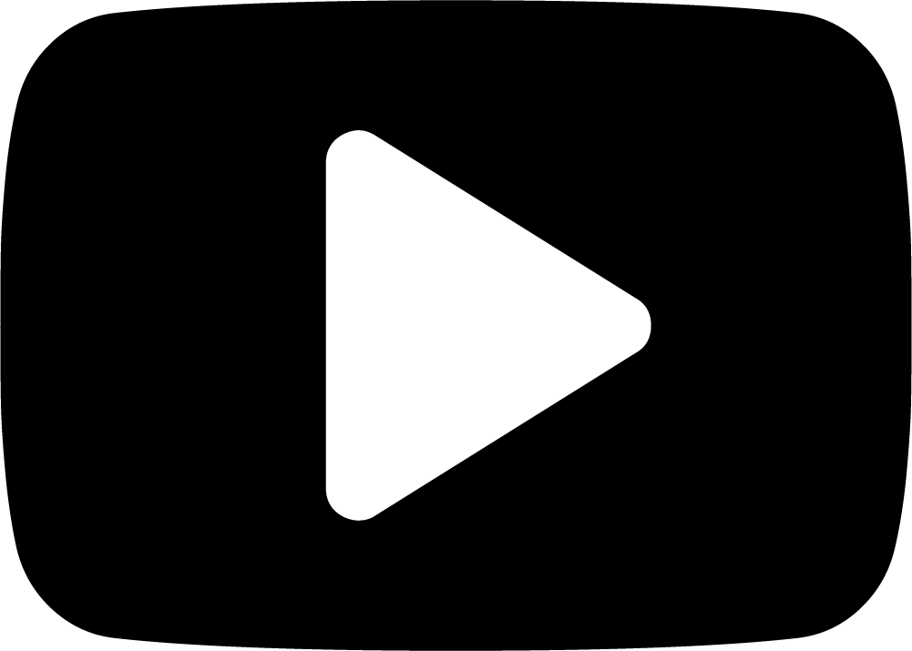 Youtube-play - Logo Youtube Preta Png Clipart (1001x715), Png Download