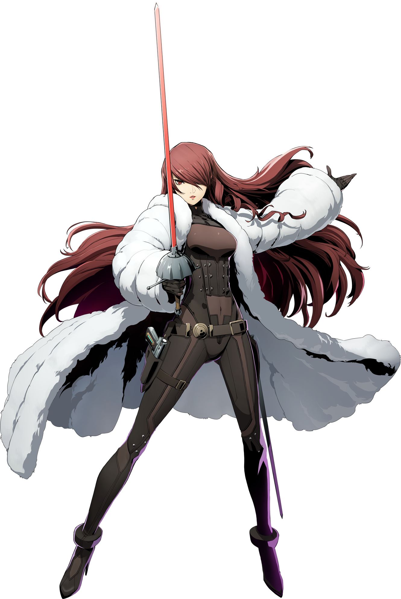 Bbtag Mitsuru Portrait - Blazblue Cross Tag Battle Mitsuru Clipart (1330x1985), Png Download