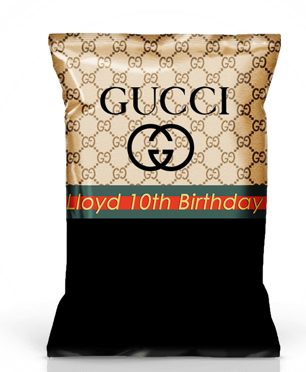 Home / Party Decor / Chip Bags - Gucci Chip Bags Clipart (598x728), Png Download