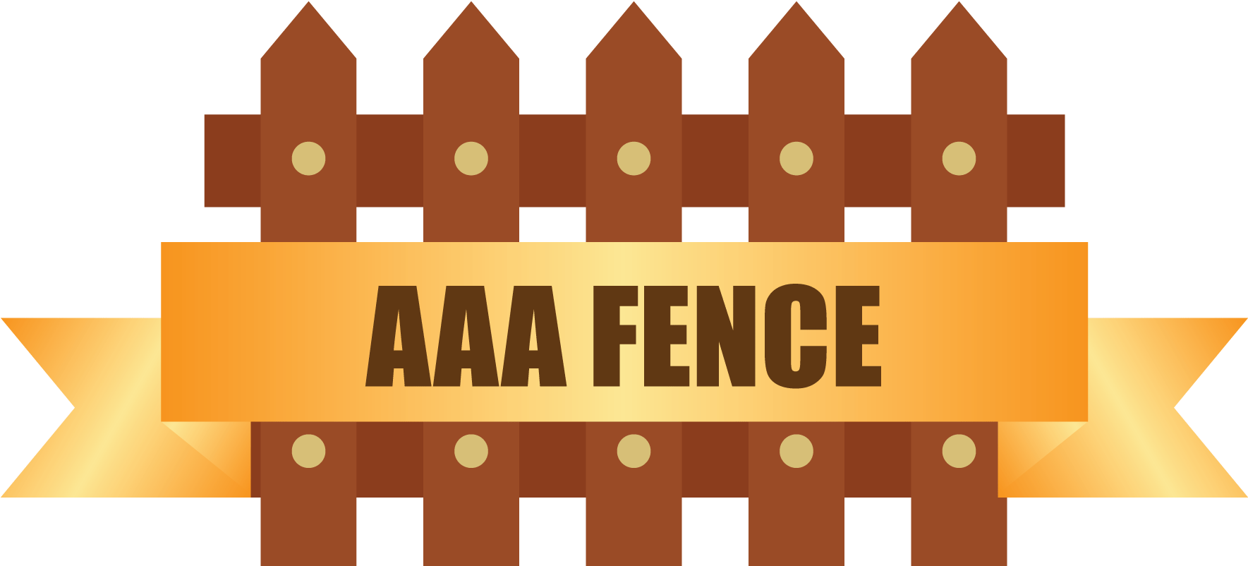 Aaa Fence Tulsa Fence Company - Illustration Clipart (1848x870), Png Download