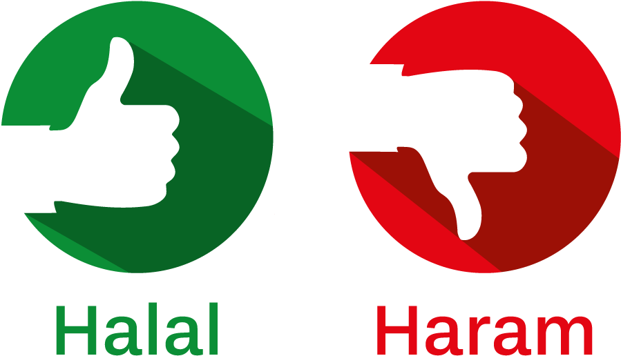 Halal-haram1 - Halal Clipart (1000x637), Png Download