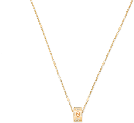 Gucci Fashion Jewelry Icon Blooms Necklace - Necklace Clipart (800x800), Png Download
