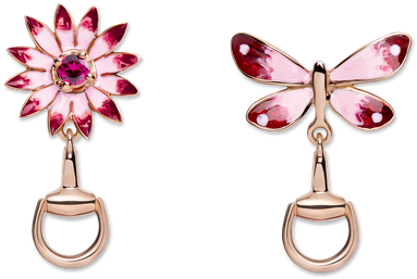 Gucci Gucci Flora Earrings - Earring Clipart (800x800), Png Download