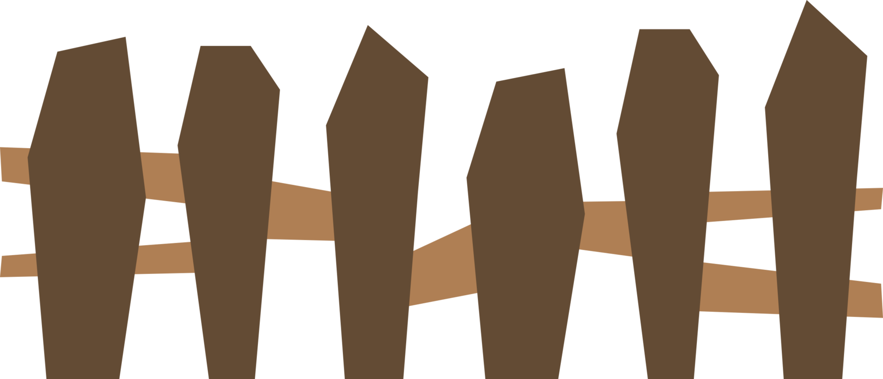 Vinyl Fence, Wood Fence, Chain Link Fence, Or Split - Wooden Fence Clipart - Png Download (960x480), Png Download