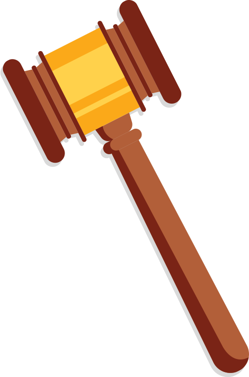 498 X 753 7 - Judges Hammer Png Clipart (498x753), Png Download