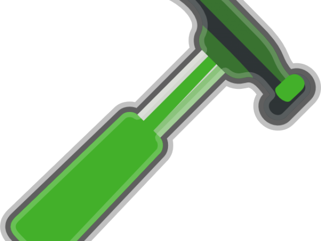 Popular Cliparts Page Dumielauxepices Net Green - Hammer Clip Art - Png Download (640x480), Png Download