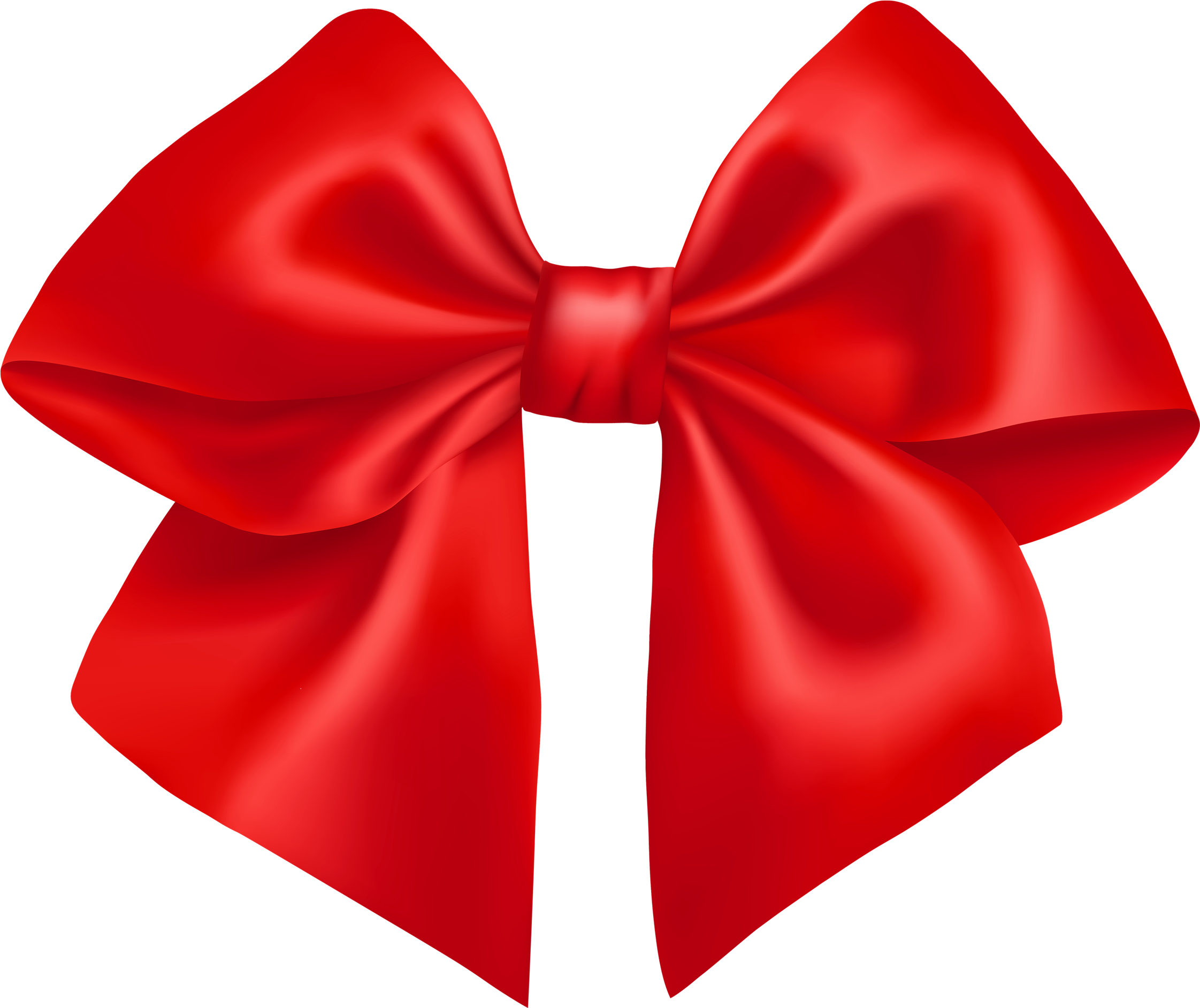 Red Christmas Bow Png Hd Pluspng - Portable Network Graphics Clipart (2472x2082), Png Download
