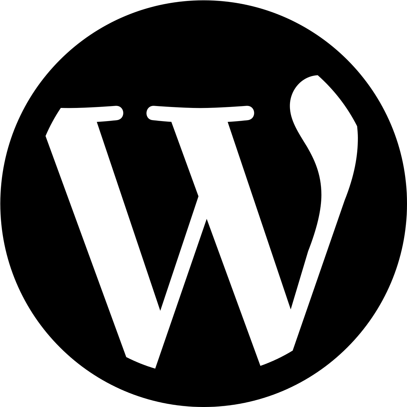 Wordpress Logo Png - Wordpress Icon Clipart (1600x1600), Png Download