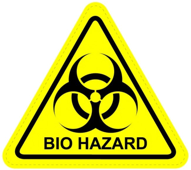 Biohazard Png Transparent Image - Biohazard Symbol Clipart (650x800), Png Download