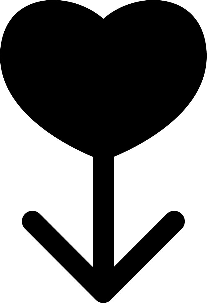 Male Heart Symbol Comments - Heart Clipart (671x980), Png Download