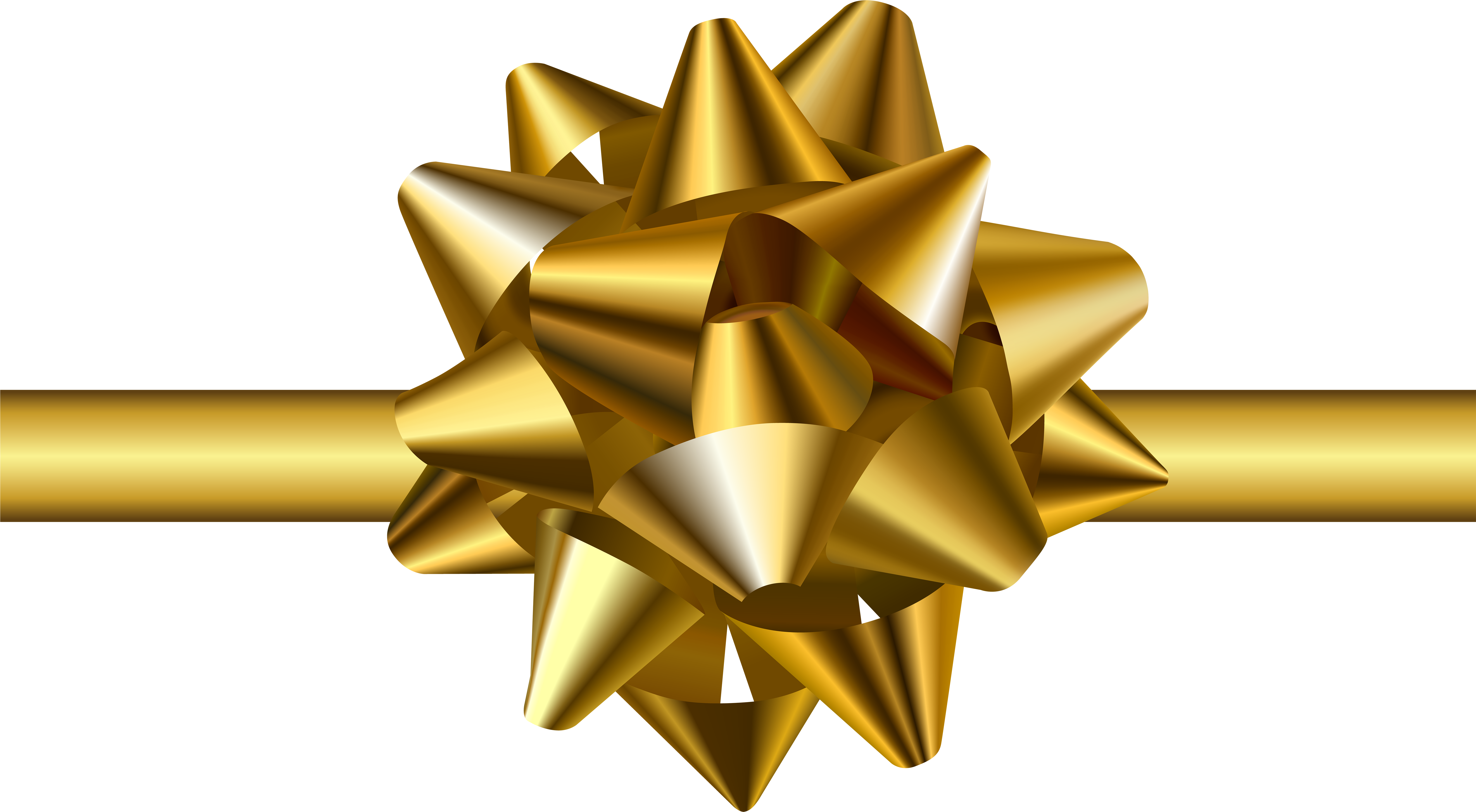 8000 X 4485 19 - Gold Bow Png Transparent Clipart (8000x4485), Png Download