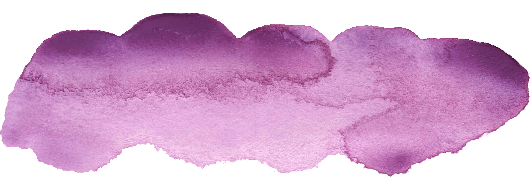 Purple Watercolor Transparent Background Clipart (1067x357), Png Download