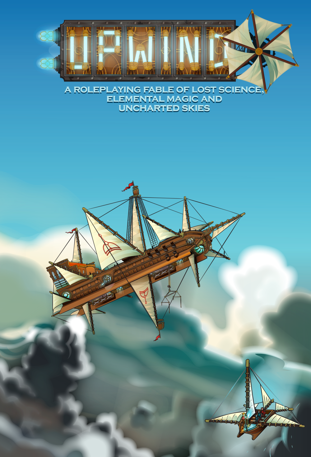 Upwind Cover - Upwind Rpg Clipart (1000x1468), Png Download