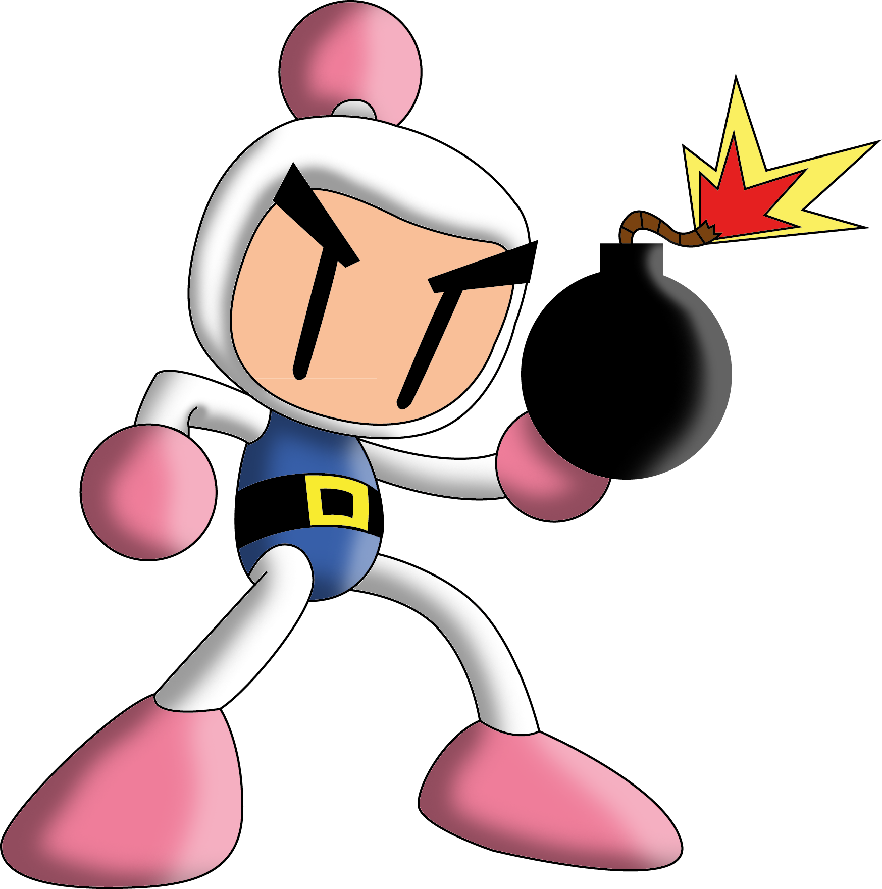 /vr/ - Retro Games - Bomberman Png Clipart (1747x1761), Png Download