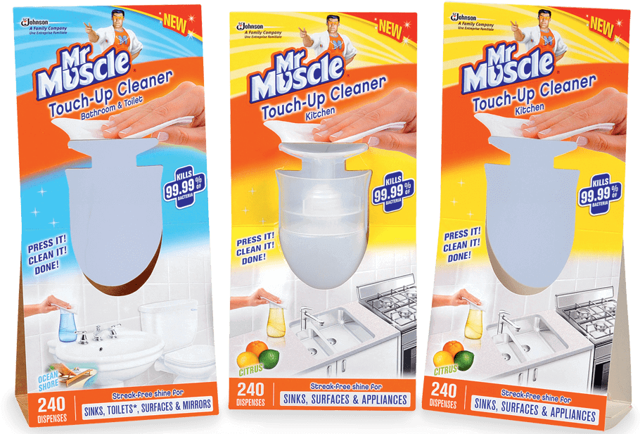 Тм Mister Muscle By Sc Johnson - Mr Muscle Clipart (945x620), Png Download