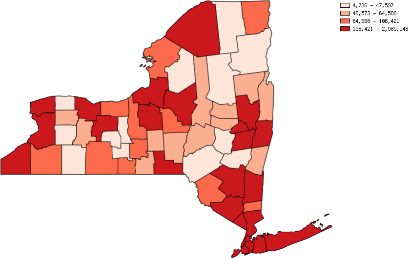 Prevalence Of People With Disabilities For New York - New York State Orange Clipart (851x539), Png Download