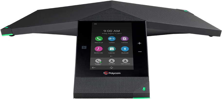 Polycom Trio - Polycom Audio Conferencing Phone Clipart (1000x545), Png Download
