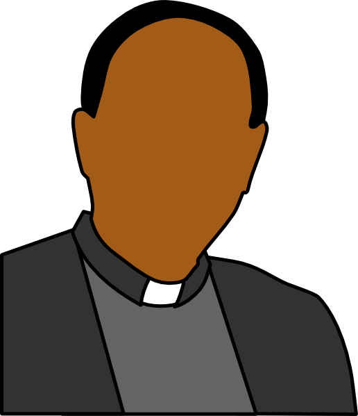 Brown Priest Clipart - Png Download (516x599), Png Download