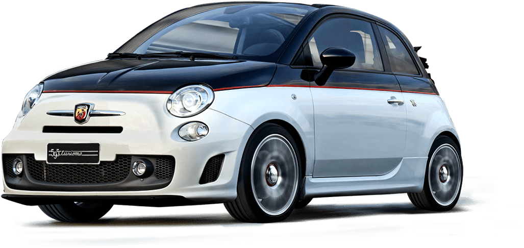 595 Turismo - Fiat 500 Clipart (1082x517), Png Download