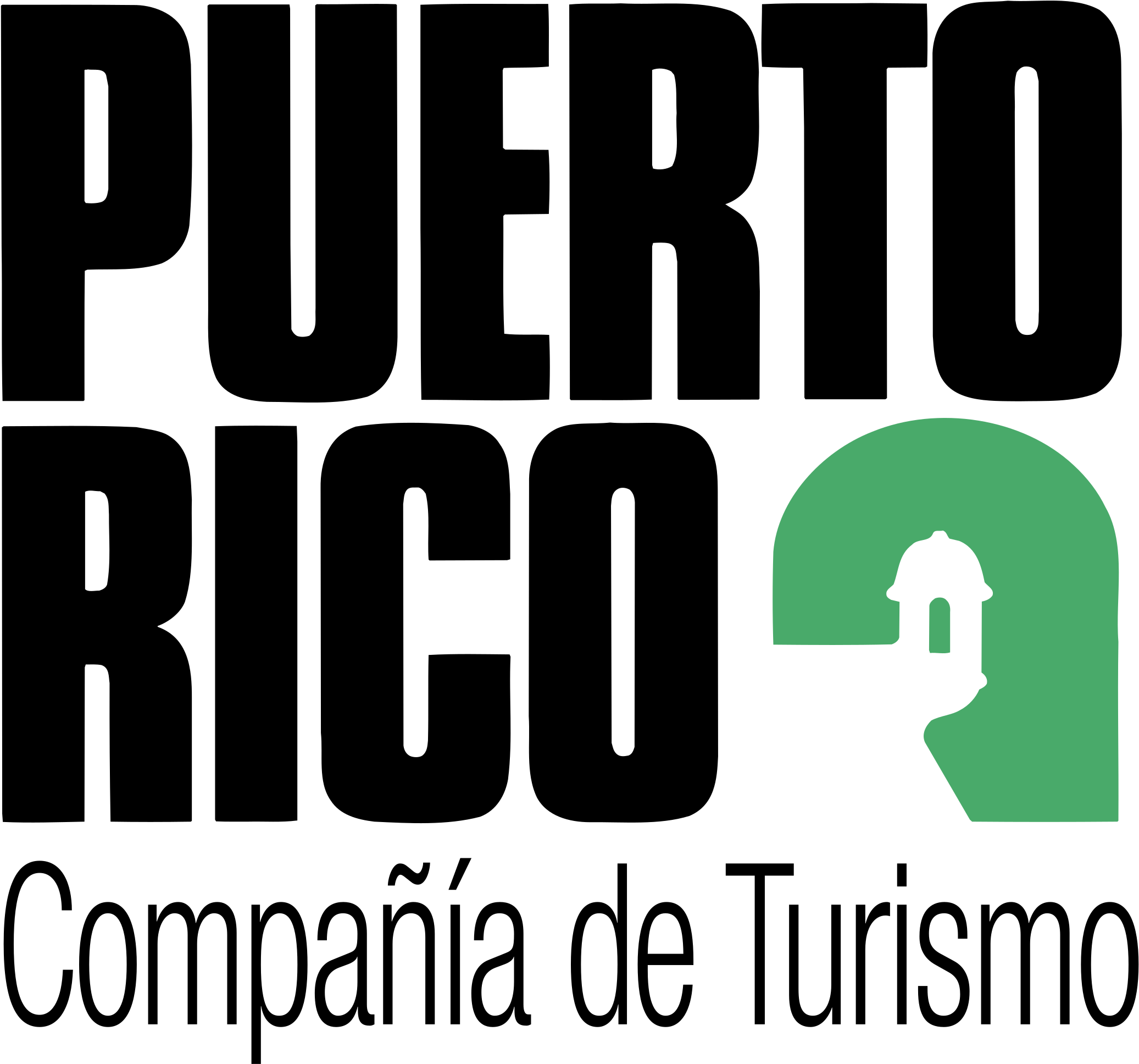 Puerto Rico Compania De Turismo Logo Png Transparent - Puerto Rico Clipart (2400x2400), Png Download