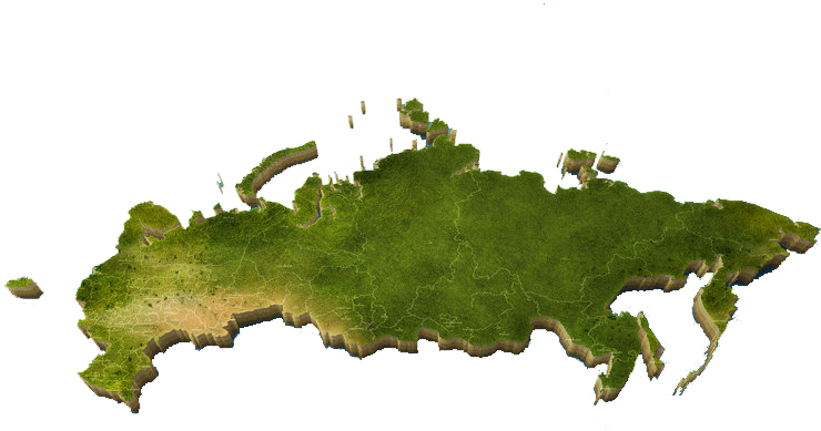 Map Of Russia - Map Of The World Clipart (969x606), Png Download