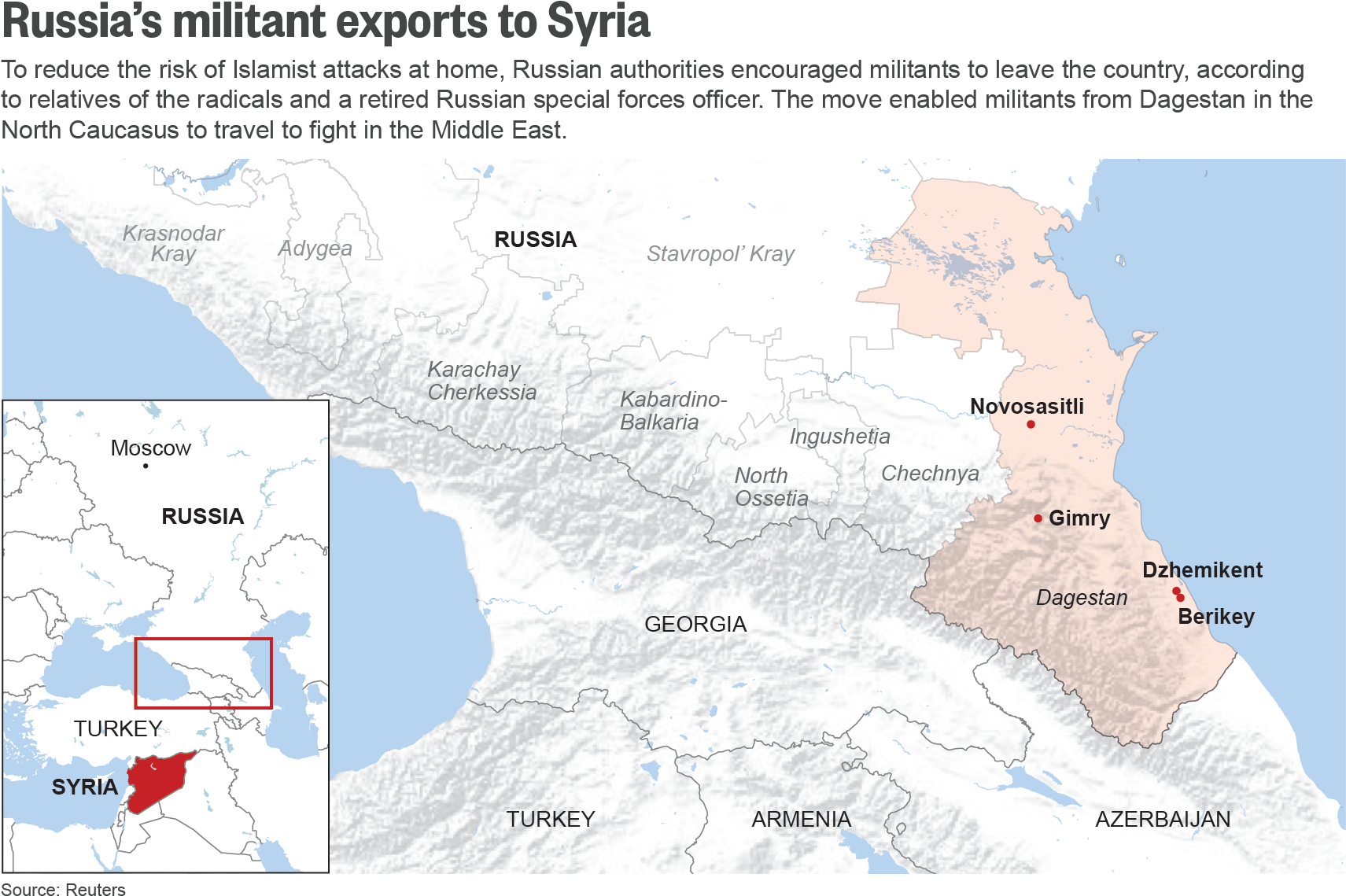 Islamist Militancy In Russia Map Clipart (1710x1150), Png Download