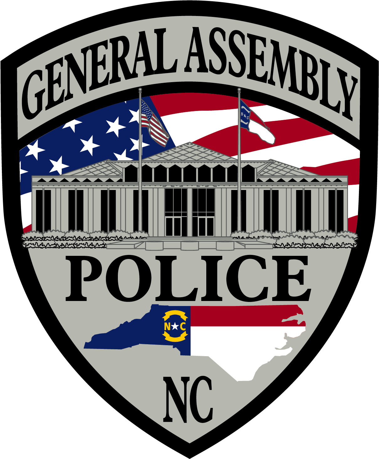 North Carolina General Assembly Police Department - Emblem Clipart (1236x1500), Png Download