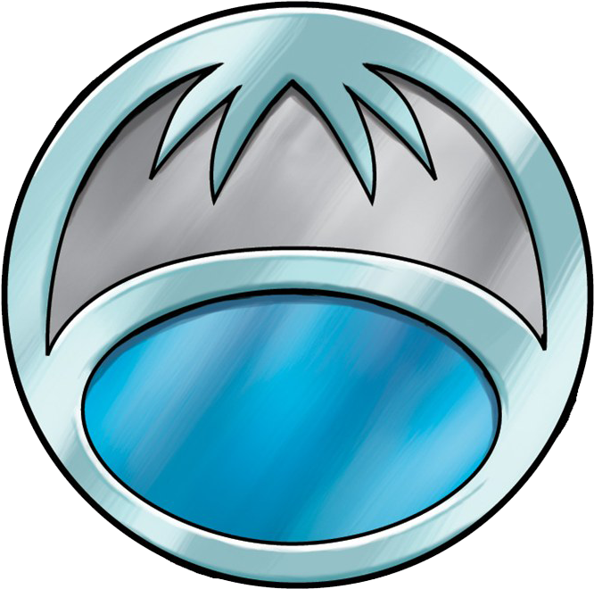 Fen Badge - Insignia Da Agua Pokemon Clipart (665x659), Png Download
