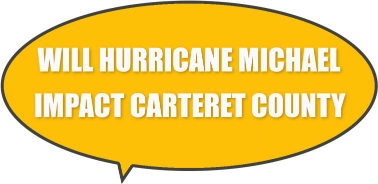 Hurricane Michael Impacts Carteret County In Eastern - Circle Clipart (800x445), Png Download