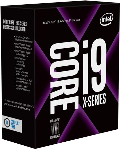 Picture Of Intel 10 Core I9 9900x Skylake X - Cpu Intel Core I9 7900x Clipart (600x600), Png Download